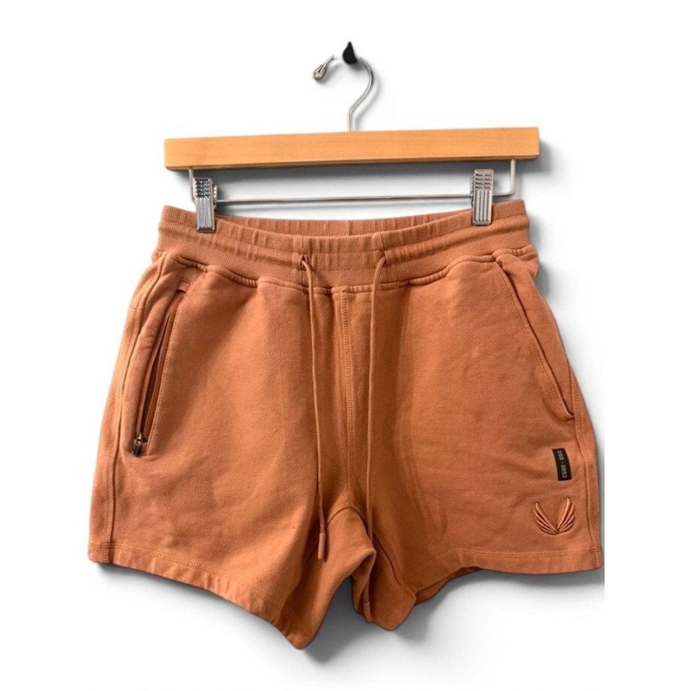 ASRV French Terry Athletic Shorts Mens Small Terracotta